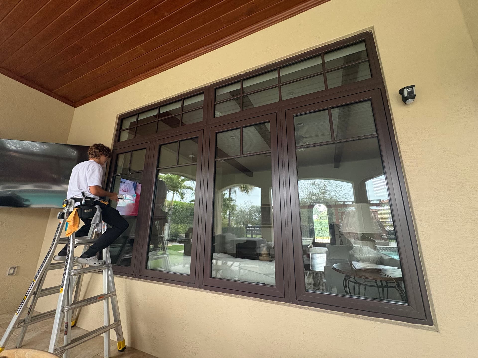 Gallery photos for Exterior Shine for Equestrian Home in Wellington: Image #1