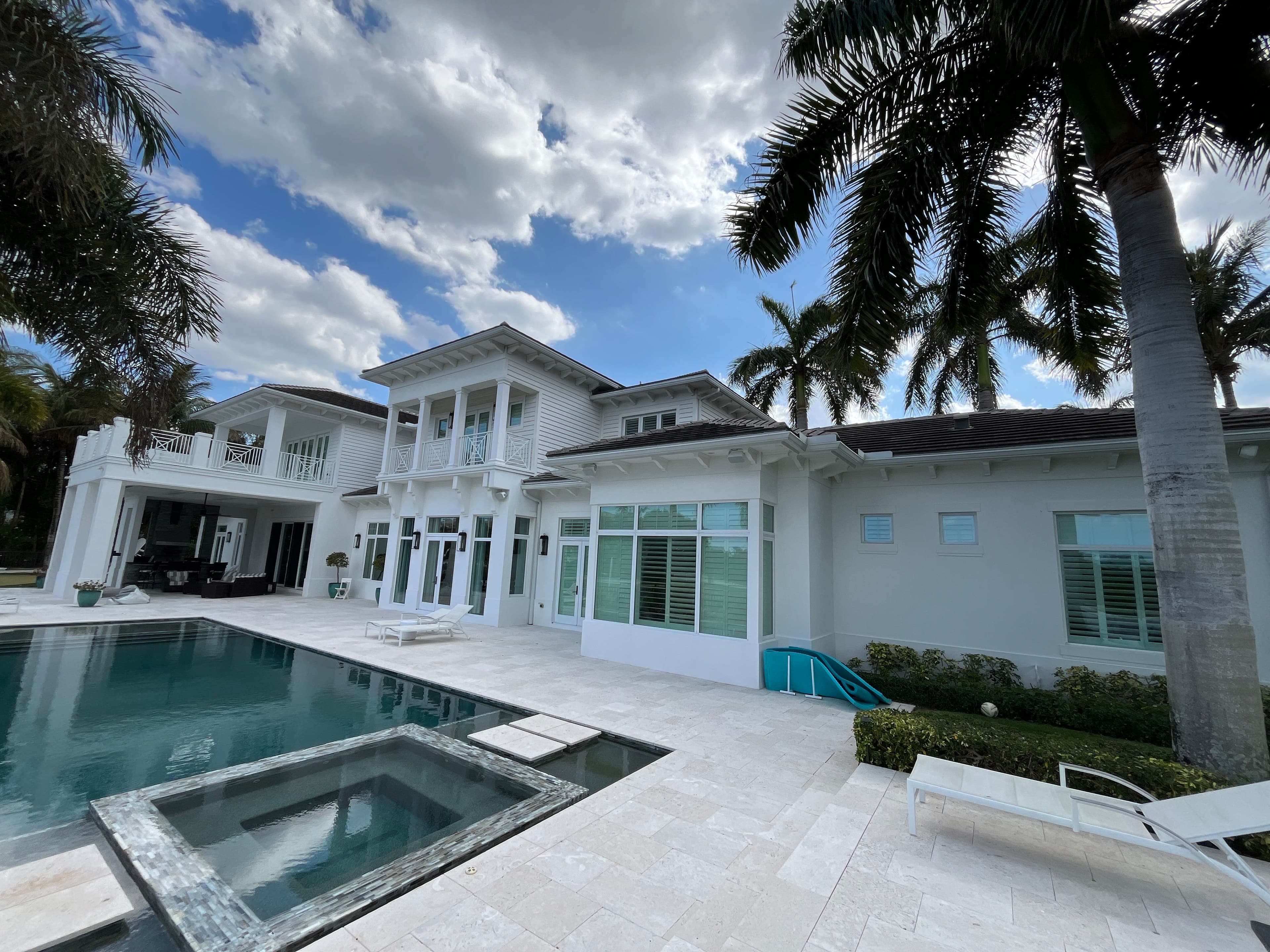 Project Exterior Window Cleaning on a Stunning Florida Waterfront Home image