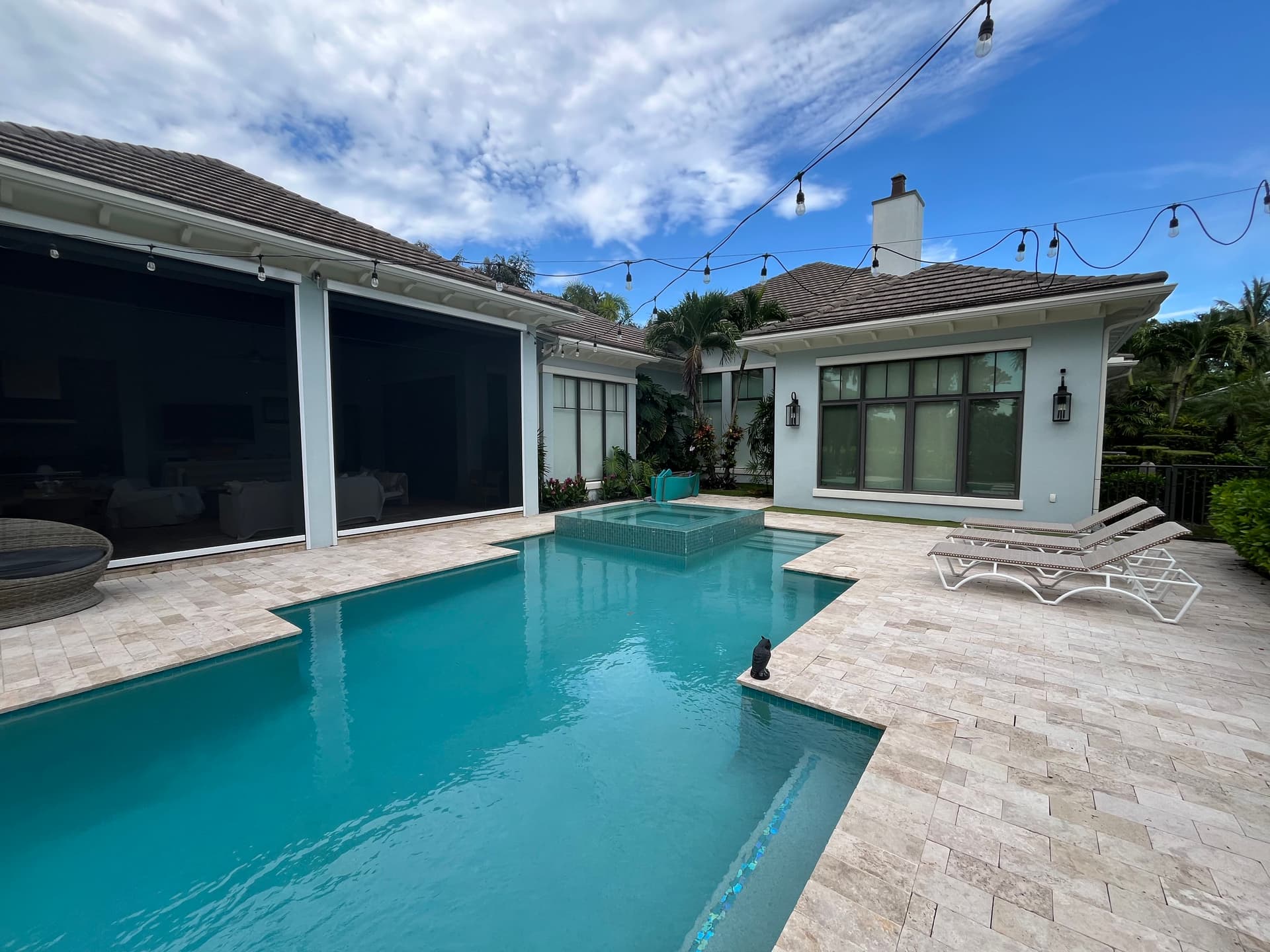 Gallery photos for Window Cleaning at an Old Palm Home in Palm Beach Gardens: Image #1