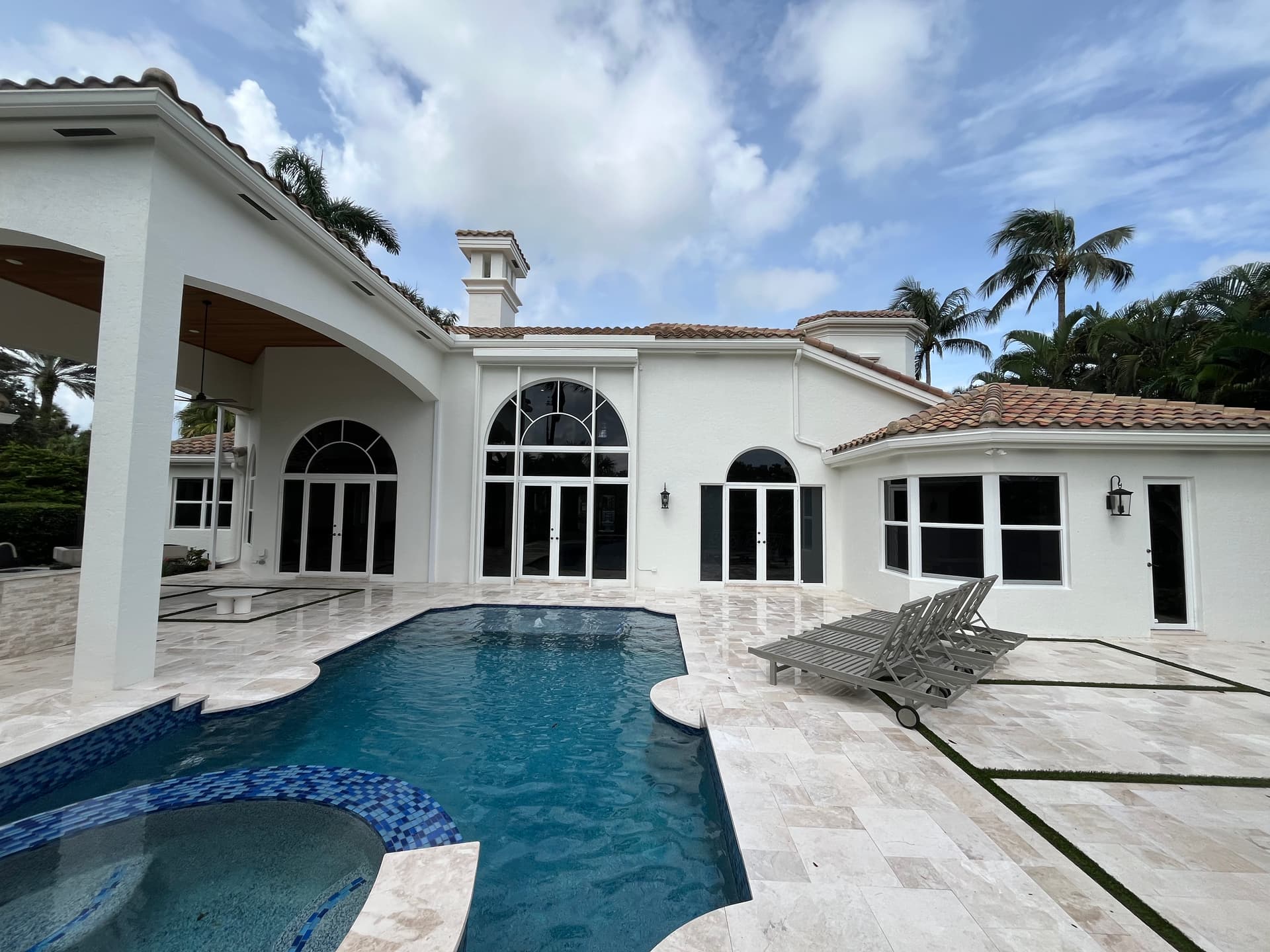 Exterior Window Cleaning on a Stunning Delray Beach Property image