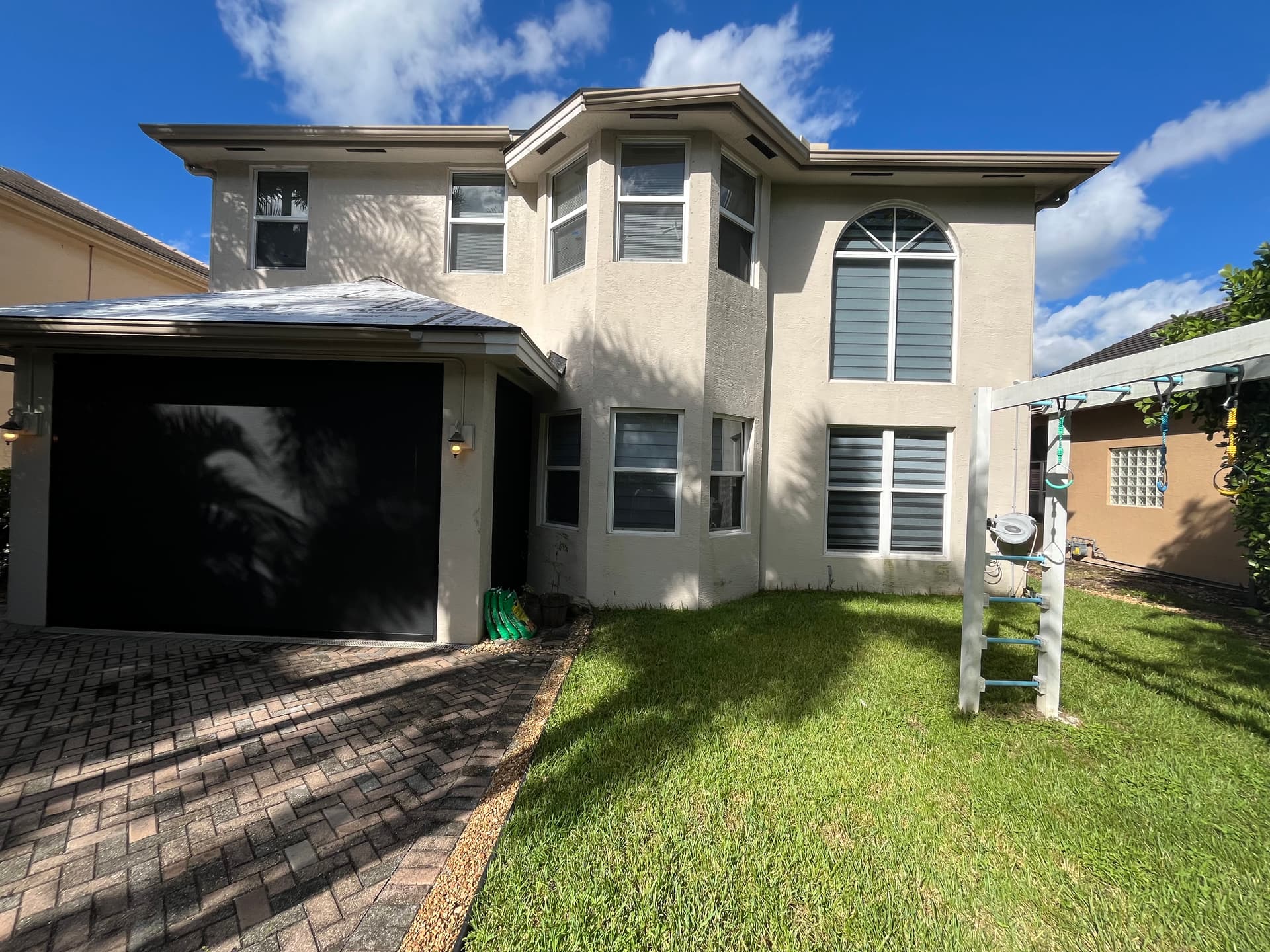Exterior Window and Door Cleaning at a Wellington FL Two-Story Home image