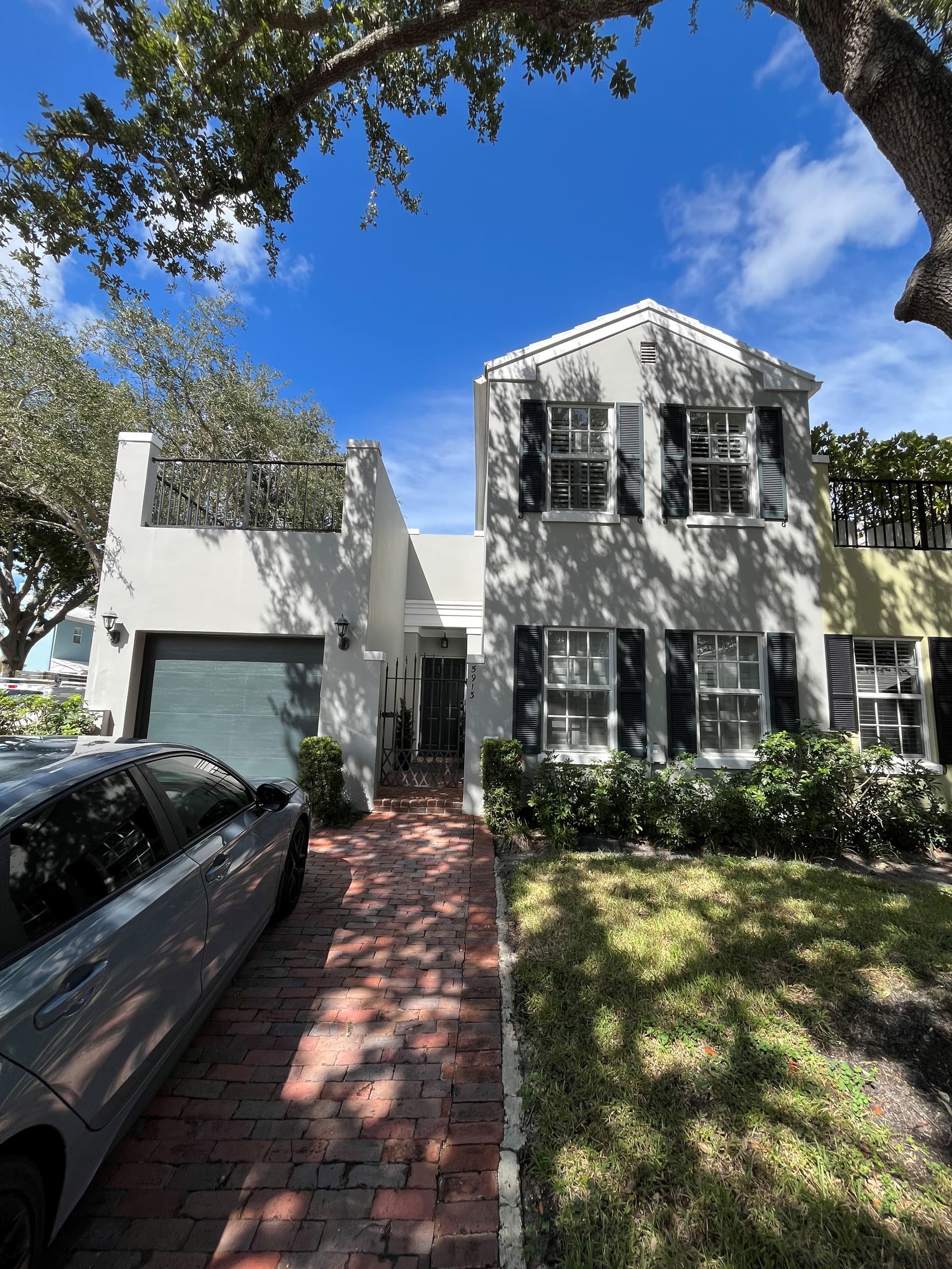 Exterior Window and Door Cleaning on a Two-Story Boca Raton Home image