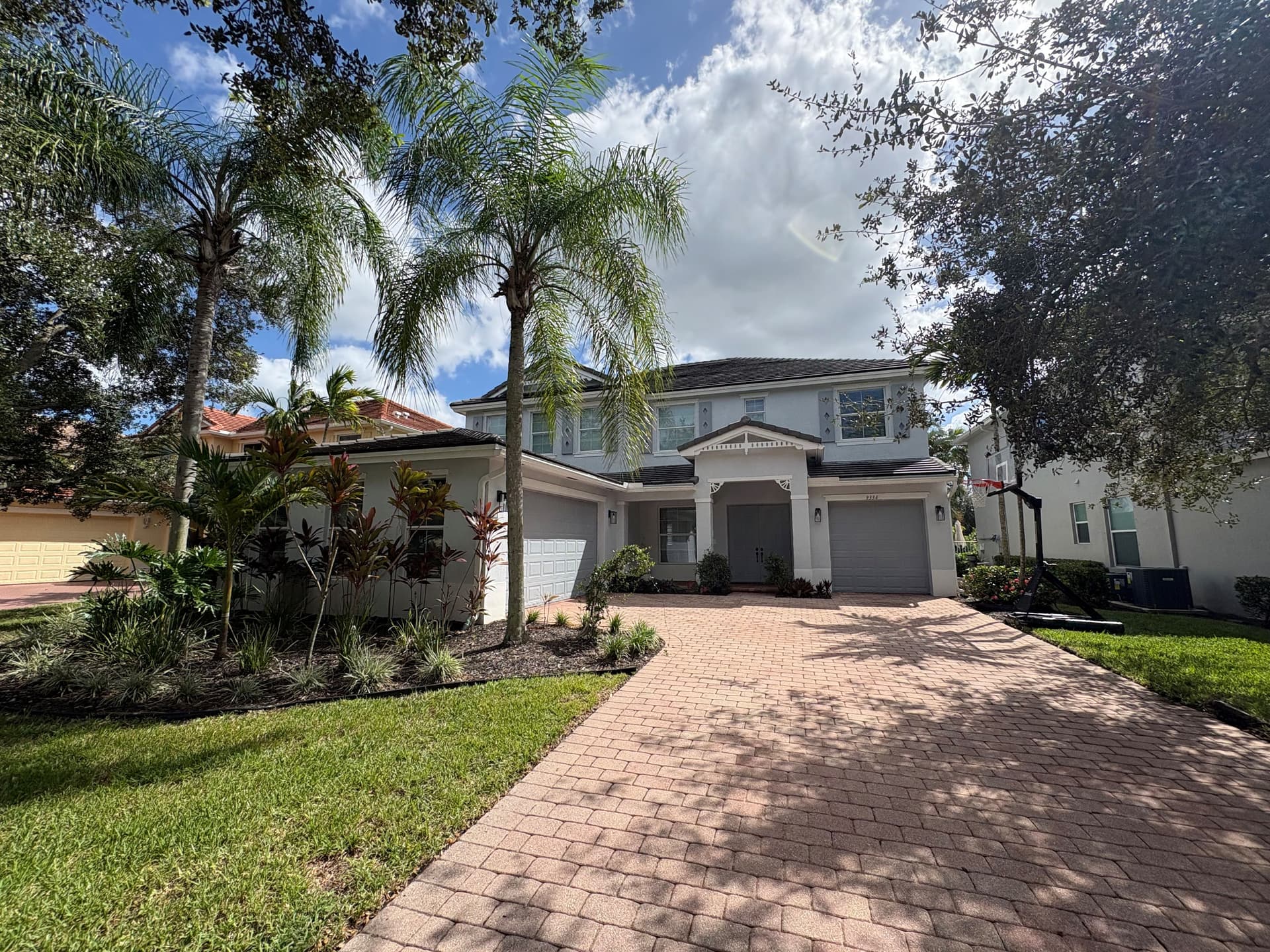 Two-Story Home Pressure Washing and Window Cleaning in Royal Palm Beach image