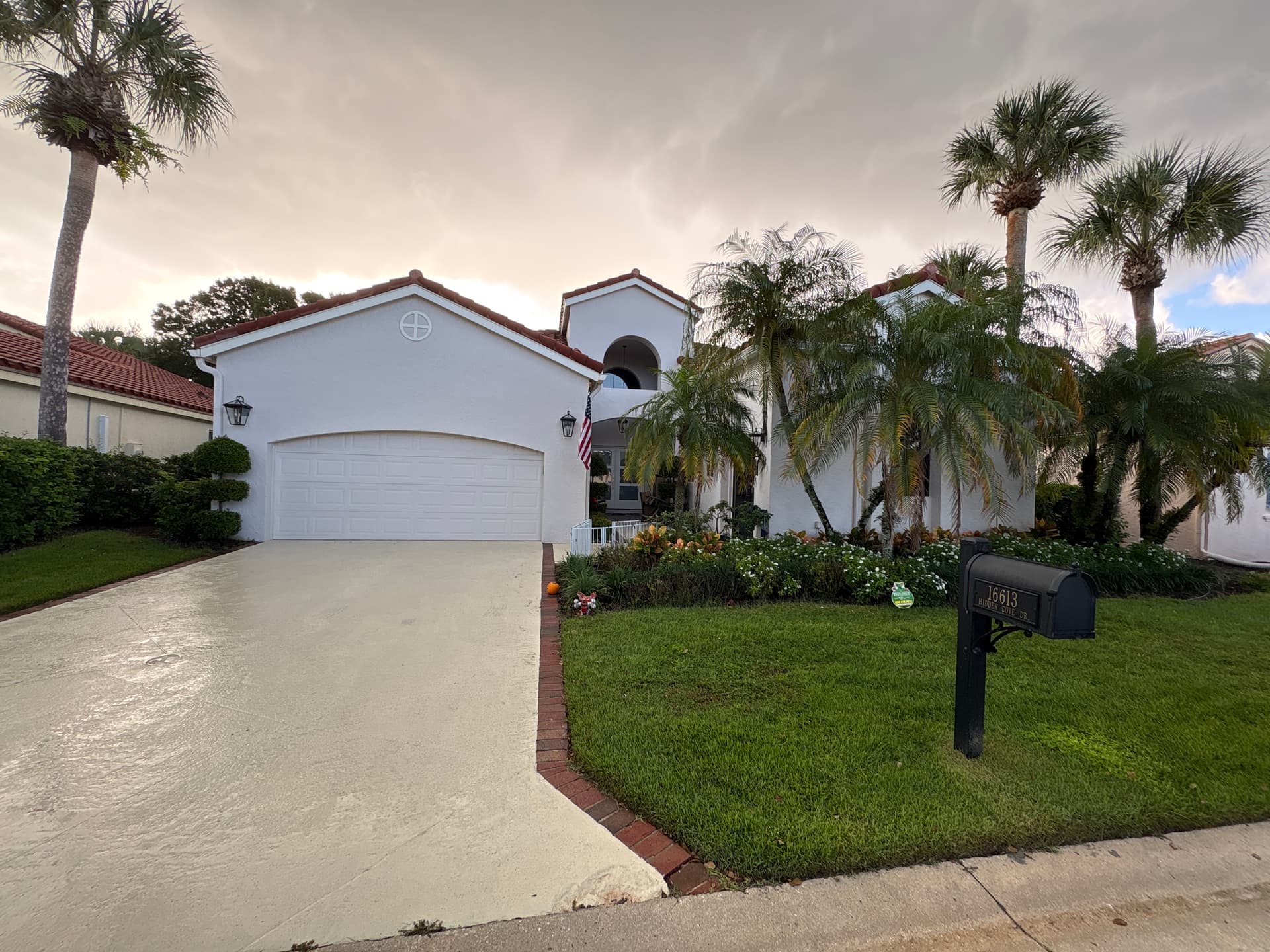 Exterior Window Cleaning on a Jupiter FL Mediterranean Home image
