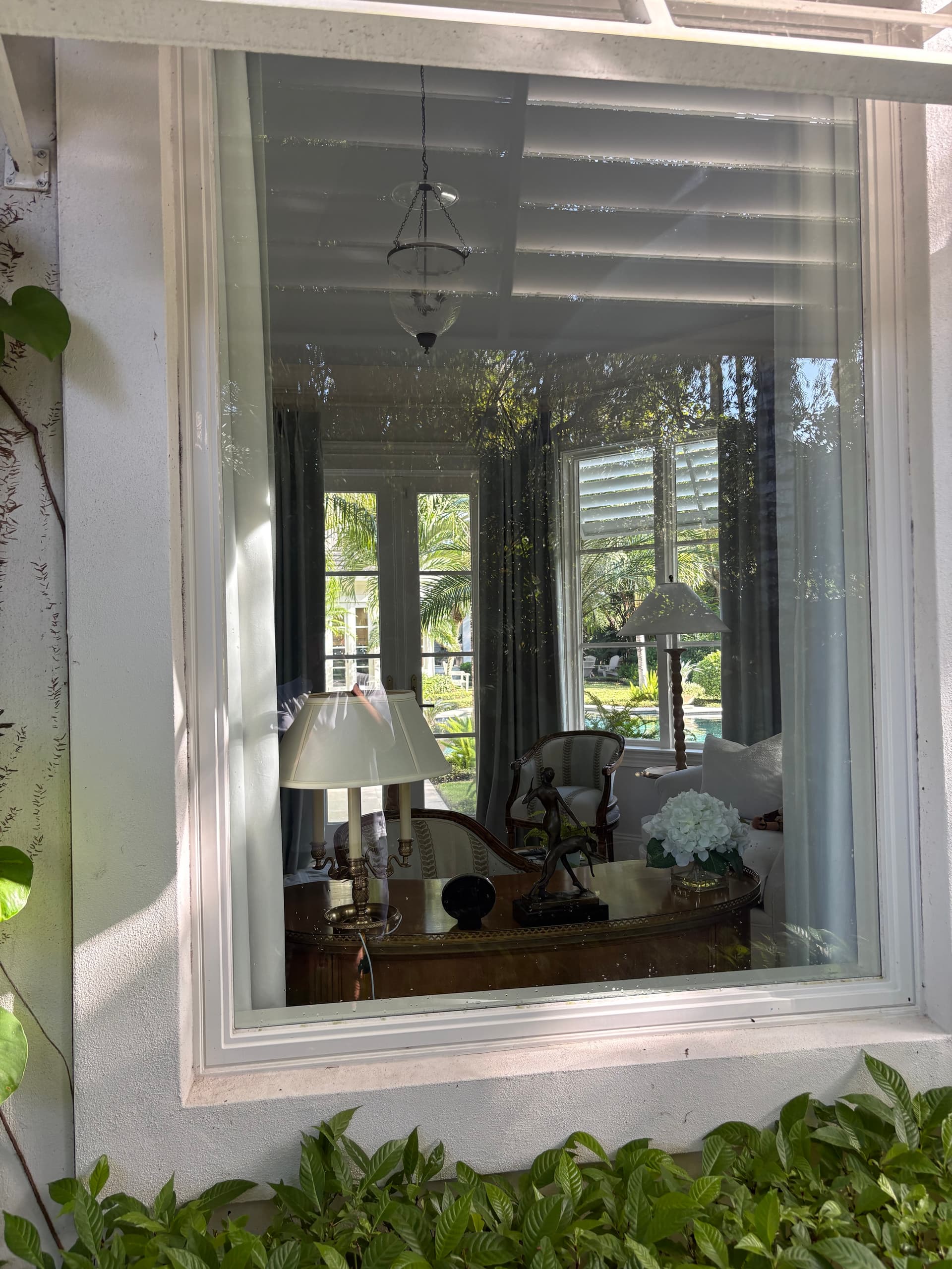 Gallery photos for Exterior Window Cleaning at a Wellington FL Home: Image #1